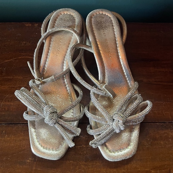 Loeffler Randall Mikel crystal embellished suede sandals - Picture 2 of 10